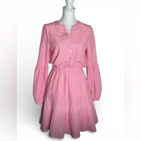 Lilly Pulitzer Dresses & Skirts - NWT Lilly Pulitzer Carla Harbor Striped Dress Roxie pink size 4 preppy flirty
